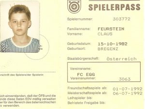 FC Egg - Spielerpass